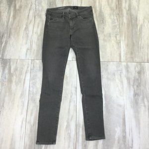 AG Adriano Goldschmied The Legging Ankle Super Skinny Grey Jean 24